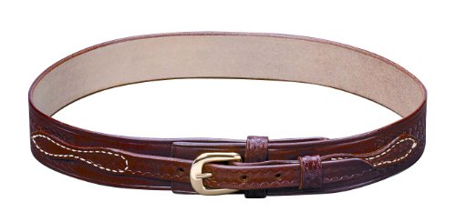 Triple K Ranger Basket Weave Belt, Walnut Oil, 32/1 3/4-Inch - Thumbnail 2