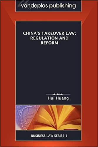 Amazoncom Chinas Takeover Law Regulation And Reform - 