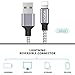 iPhone Charger, KOQIDA Lightning Cable 3PACK(6FT) Extra Long Nylon Braided Cables Syncing and Fast Charging Cord