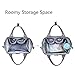 HaloVa Diaper Bag, Mini Mommy Maternity Baby Nappy Backpack, Dark Grey