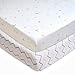 American Baby Company 2 Pack 100% Natural Cotton Fitted Mini Crib Sheets 38