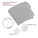 Bed Canopy, Dyna-Living Dome Tent Room Decorate W/Assembly Tools for Boys Girls Reading Playing Indoor Game House, Height-90 inch (Grey)