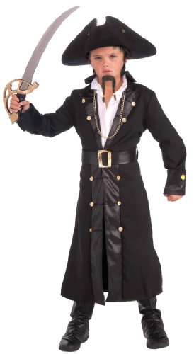 Kids Black Beard Pirate Costume - Child Small
