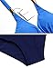 Ekouaer Womens One Piece Swimsuit Push Up Sexy Halter Backless Monokini Swimwear