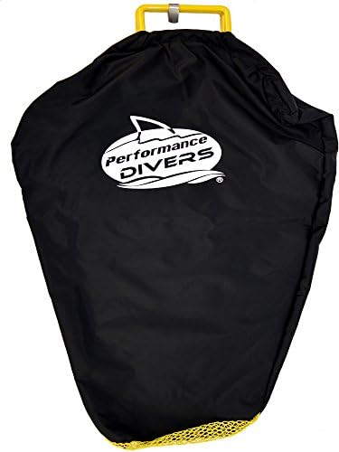 Full Nylon Pack Cloth Lobster Bags with Coated Handle and Mesh Bottom (for Drain) and D-Ring, 18" x 26"