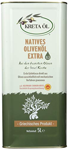 Kreta Öl - extra natives Olivenöl 0,3 % - 5 Liter