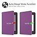 OMOTON Kindle Paperwhite Case (10th Generation-2018), Smart Shell Cover with Auto Sleep Wake Feature for Kindle Paperwhite 10th Gen 2018 Released, Purple