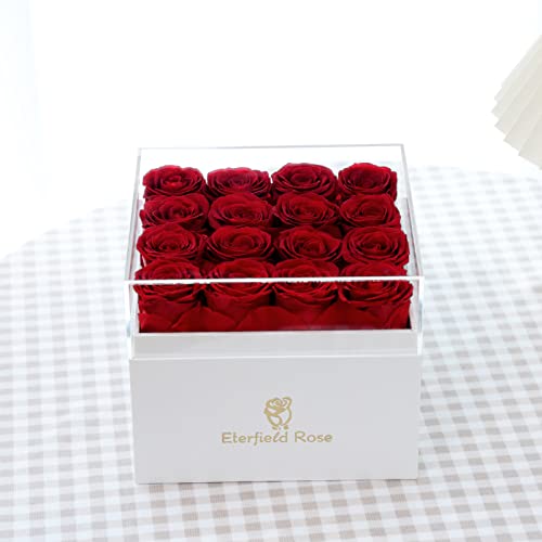 Eterfield Preserved Roses That Last a Year Eternal Rose in a Box Real