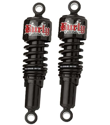 Amazon.com: Burly Brand Chrome Rear Slammer Shocks B28-1203