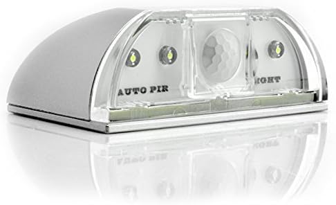 Battery Powered Automatic Motion Detection Sensor Mini LED Night Light, Stick-Anywhere Indoor &amp; Outdoor