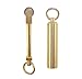 Cevinee trade; Mini Brass Spark Wheel Fire Starter and Waterproof Tinder Container, Portable One-hand Opreation Emergency Survival Set