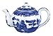 HIC Harold Import Co. HIC Blue Willow Teapot, Fine White Porcelain, 3-Cup, 16-Ounce