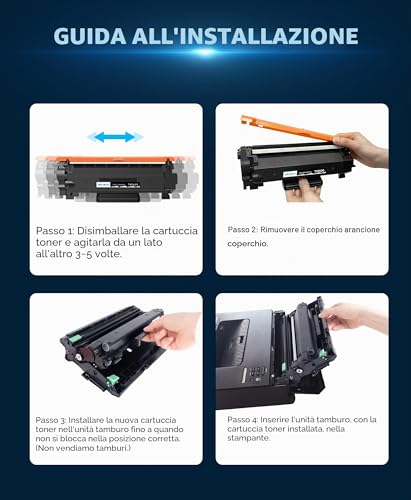 HALLOLUX TN2420 Toner, High Capacity, Up to 3000 Pages, Compatible for Brother TN2420 TN2410 TN-2420 TN-2410 Toner for Brother MFC-L2710DW L2710DN L2730DW L2750DW DCP-L2510D Toner (Black, 2-Pack)
