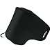 First2savvv QSL-P900S-01 black Neoprene Camera Case Bag for Nikon COOLPIX P900S P900 + camera lens cap keeper