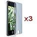 GTMax Premium Reusable LCD Screen Protector with Lint Cleaning Cloth for iPod Touch 1G - 3 Pack - Clear