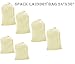 Heavy duty cotton canvas Laundry Bag, set of 6 bag Natural color-24x36