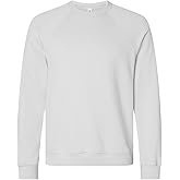 BELLA+CANVAS Unisex Sponge Fleece Crewneck Sweatshirt, SILVER, XS
