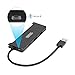 UNITEK Portable USB 3.0 4-Port Ultra Slim Data hub, with Micro USB 2.0 Power Port and Built-in USB 3.0 Cable LED for iMac, MacBook, MacBook Pro, MacBook Air, Mac Mini, Chrombook, Surface Pro
