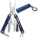 LEATHERMAN - Squirt PS4 Keychain Multi-Tool + Ledlenser K2L LED Flashlight Keyring Torch - Top Value Leatherman Bundle - Blue