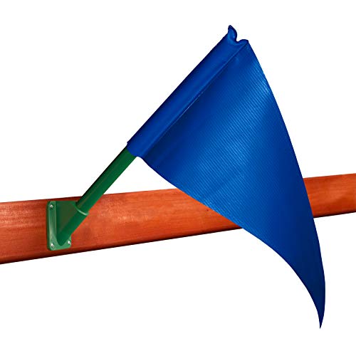 Gorilla Playsets 09-1014-B Flag Kit & Base Playset Accessory, Blue