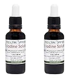 7% Lugol's Iodine Solution, Twin Pack (Two bot.), 2x 1 Oz. Made with 7 Percent Iodine and 14% Potassium Iodide