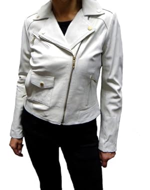 BCBGMAXAZRIA Women's Moto Leather Jacket