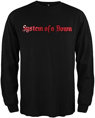 System Of A Down - Mens Rock N Roll Killa Long Sleeve Medium Black