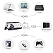Wsky Video Portable Projector Outdoor Home Theater, LED LCD HD 1080p Supported with Dual Speakers, Compatible DVD, Phone, Laptop, HDMI, TV, PS4, PCthumb 2