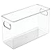 mDesign Plastic Office Storage Bins with Handles, 10