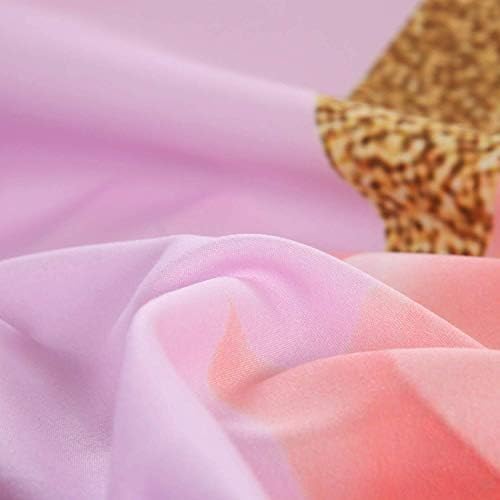 Light blue quilted bedding cover.