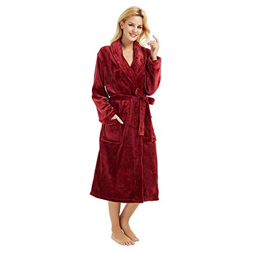 Womens Soft Plush Robe