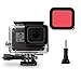 Makit Waterproof Housing 45M Underwater Dive Case Cover For GoPro Hero 6/5 GoPro HERO (2018) (With Red Filter As A Gift)