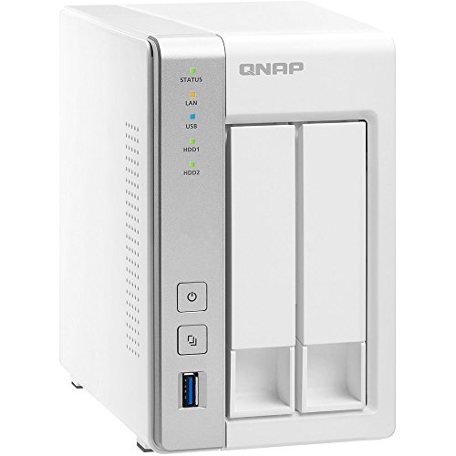 QNAP 2-Bay Personal Cloud NAS with DLNA, Mobile Apps and AirPlay Support (TS-231-US)
