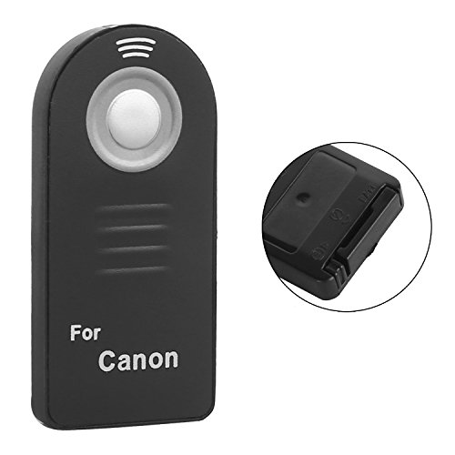 IR Wireless Shutter Remote Control for Canon EOS 6D Mark II, 5D Mark IV III II, 5DS 5DR, 7D Mark II, 77D 6D 7D 80D 70D 60Da 60D SL1 /Rebel T7i T6s T5i T4i T3i T2i T1i XSi XTi/M6 M5 M3 (Replaces RC-6)