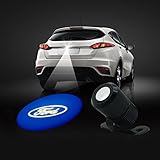 LEADTOPS Universal Car and Motorcycle LOGO Rear-end Alarm Laser Fog Taillight Welcome Lights Anti-Collision Warning Lamp (For Ford, Car)