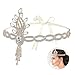 Lurrose Vintage Headpiece 1920s Leaf Medallion Headband Wedding Bridal Themed Party Hair Accessories for Women