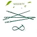 Lohas Select Adjustable Garden Plant Twist Ties, Tree Stake Supports Adjustable Tree Plant Ties,6.7 Inch Flexible Plastic Twist Ties Multi-Use for Secure Vinethumb 3
