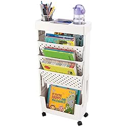 CINPIUK Rolling Office Paper Organizer, Mobile Book