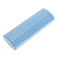CHBC Portable Oval Hard Glasses Box Sunglasses Storage Case Package with Magnetic Closure (Blue)
