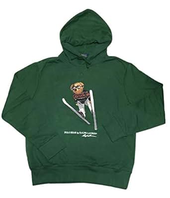 Polo Ralph Lauren Men's Polo Ski Bear Hoodie Green at Amazon Menâs 