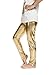 Messy Code Baby Girls Pants Faux Leather Leggings for Toddlers Trousers Gold Kids Clothes Boutique Gold M(12-24Month)