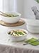 DOWAN Soup Bowls for Kitchen, 32 oz White Bowls for Cereal Salad Ramen Noodle, Porcelain Bowls with Non-slip Design, Sturdy and Easy to Hold, Set of 3, 7.25 Inch