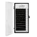 LASHVIEW 0.07 Thickness Silk Individual Lash Extensions Semi-permanent D Curl 12mm Soft Application for Professional Salon Use Pure Korean Silk lashes Volume Faux Mink Eyelash Extensions