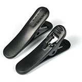 ITIS 5Pcs Headphone Headset Cable Cord Clip Holder - Clips onto your clothing to keep cord in place (BLACK)