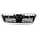 Grille Assembly for Subaru Impreza 12-14 Silver Shell W/Black Insert Sedan/Wagon