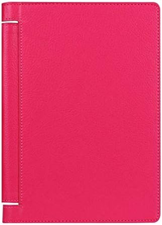 TabletHutBox® Slim Light Smart Cover Case for Lenovo YOGA TAB 3 YT3-850F YT3-850L 8 inch Tablet (Pink)
