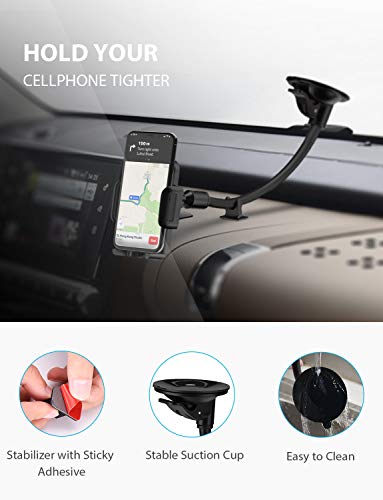 1 Mpow+Holder+Windshield+Button+Anti+Skid