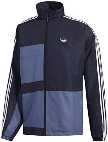 adidas UNISEX IVY PARK NYLON TRACK JACKET, BLUE (XX-Large) at