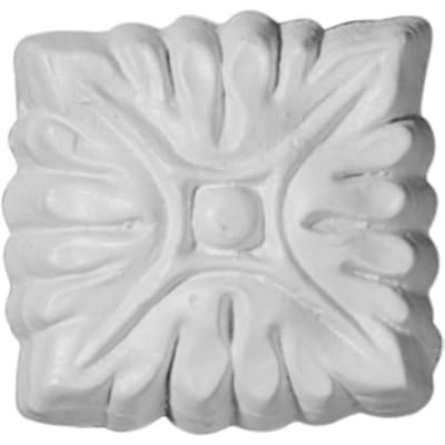 Ekena Millwork ROS01X01AT 1 3/4-Inch W X 1 3/4-Inch H Attica Rosette