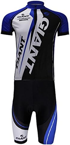 UONO Mens Short Sleeves Team Cycling Jersey Jacket Bicycle Bike Shirt Cycling Padded Bib Shorts Set